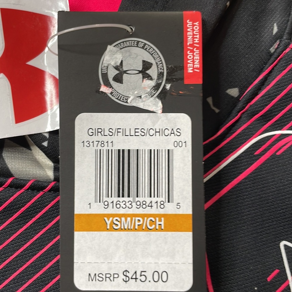 Under Armour Girls Hoodie Sweater Size YSM/P/CH - Picture 11 of 16